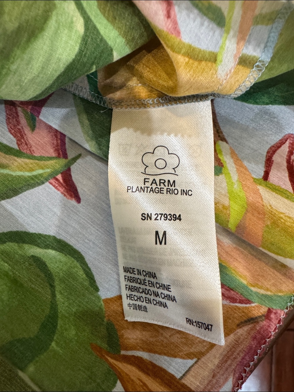 Farm Rio Tie-Front Blouse - Picture 9 of 9